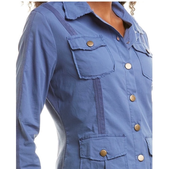 XCVI Raw Edge Safari Utility Jacket NWT! - Picture 3 of 8